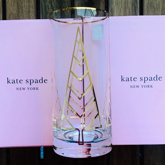 kate spade Other - 🎄Kate Spade ♠️ Spruce Way 16oz Glasses (2)